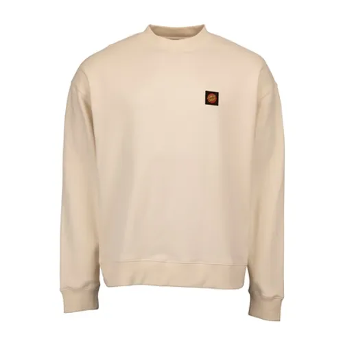 Santa Cruz Classic Label Sweatshirt - Off White