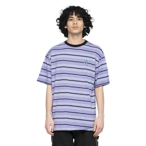 Santa Cruz Mini Hand Stripe T-Shirt - Digital Lavender Stripe