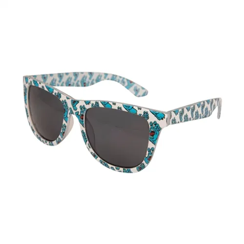 Santa Cruz Multi Hand Sunglasses - White & Blue