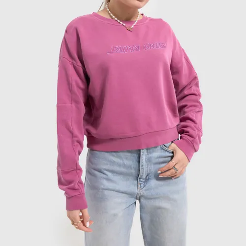 Santa Cruz Nomad Strip Sweatshirt In Pink