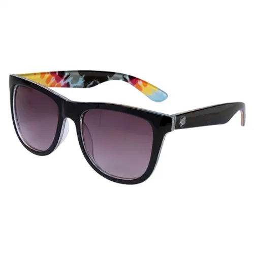 Santa Cruz Opus Dot Sunglasses - Black & Black Rainbow