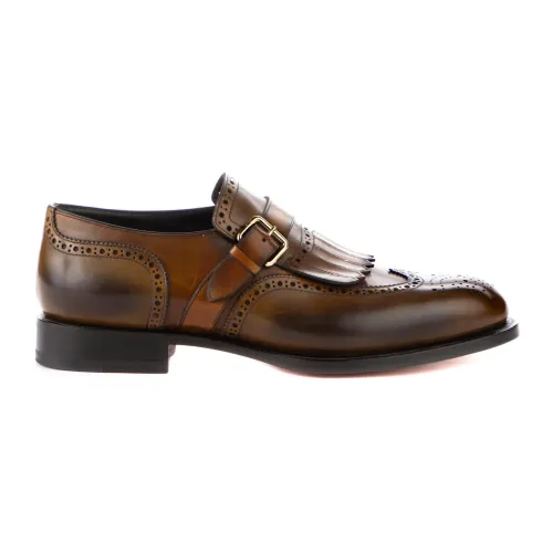 Santoni , Business Shoes ,Brown male, Sizes: