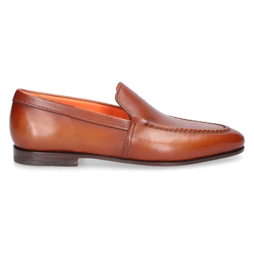 Santoni , Loafers ,Brown male, Sizes: