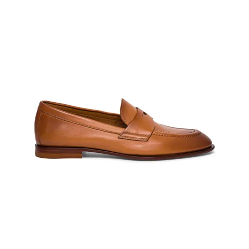 Santoni , Stylish Loafers for Women ,Brown female, Sizes: