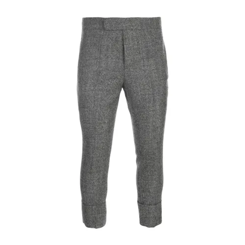 Sapio , Grisaglia Slim FIT Pants ,Gray male, Sizes: