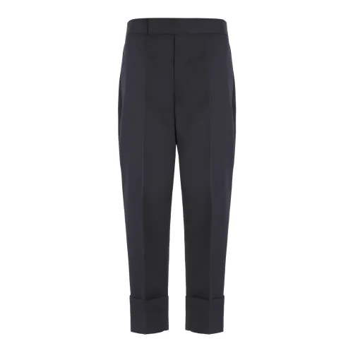 Sapio , Loose-fitting trousers by ,Black female, Sizes: