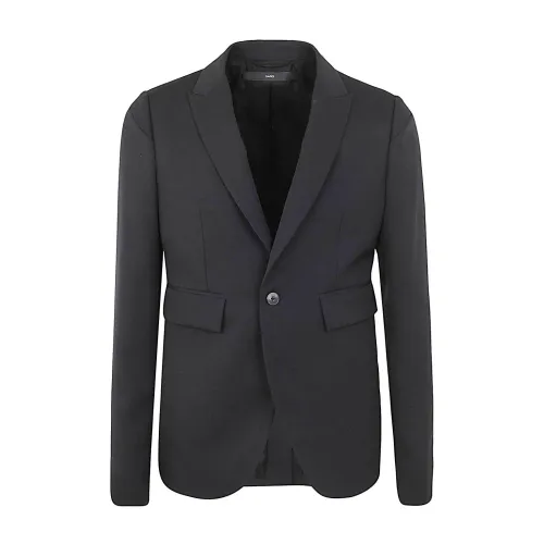 Sapio , Single Breasted Blazer Jacket ,Black male, Sizes: