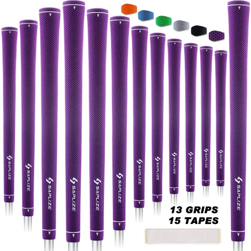 SAPLIZE Golf Grips 13 Pack Midsize Including Free 15 Tapes