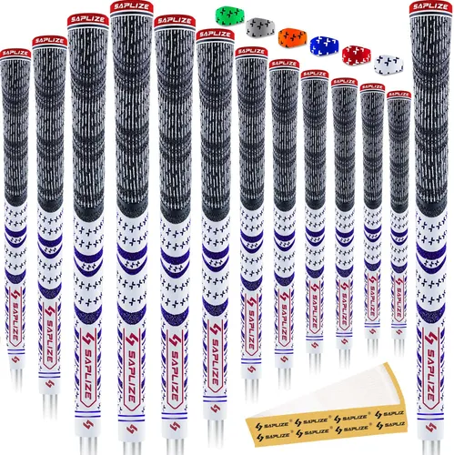 SAPLIZE Golf Grips Upgrade kit(13 Grips with 15 Tapes)