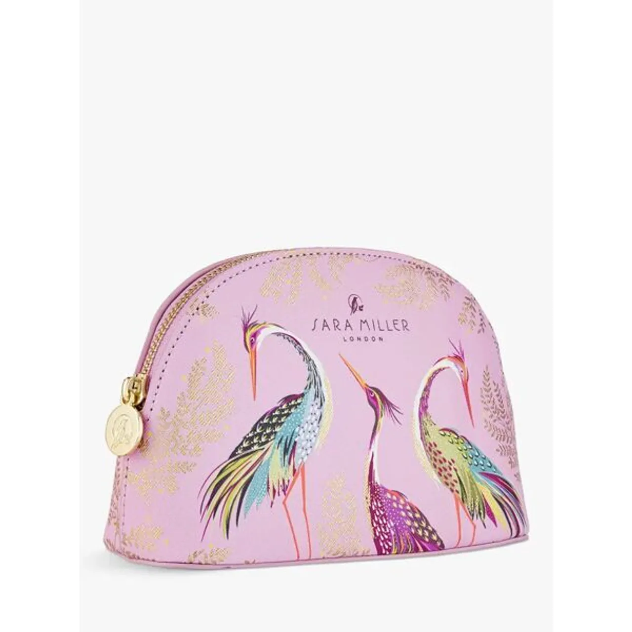 Sara Miller London Haveli Garden Cosmetic Bag, Pink/Multi - Pink/Multi - Unisex