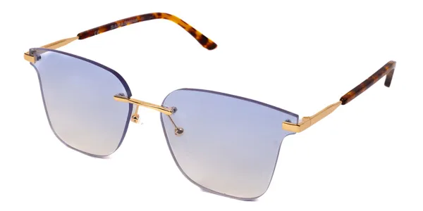 Saraghina ATTILA 791AZ Men's Sunglasses Gold Size 51
