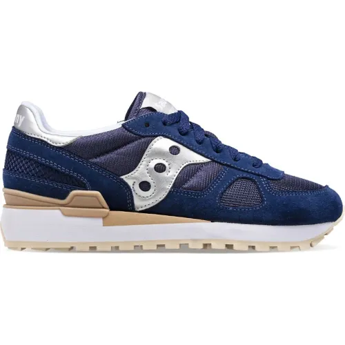 Saucony , Classic Blue Lace-Up Shoes for Women ,Blue female, Sizes: