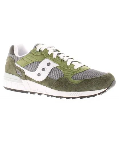 Saucony Mens Trainers Shadow 500 Lace Up green