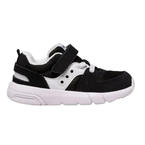 Saucony , Stylish Kids Sneakers with Suede and Mesh ,Black male, Sizes: