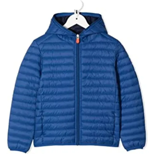 Save The Duck , 100g Bed Movement Winter Jacket ,Blue male, Sizes:
