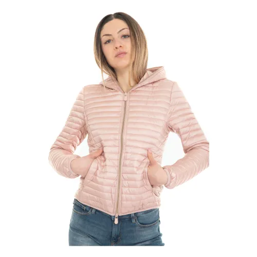 Save The Duck , Alexis Quilted Jacket ,Pink female, Sizes:
