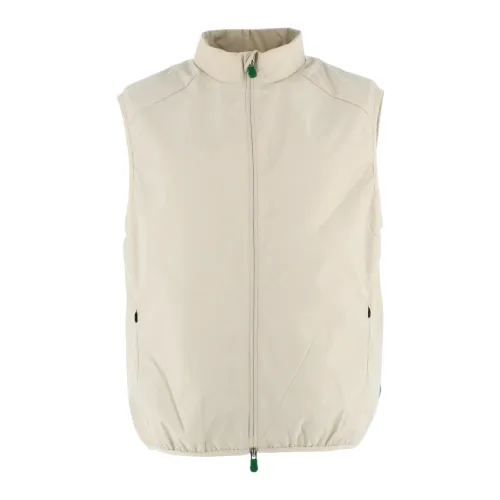 Save The Duck , Beige Puffer Jackets ,Beige male, Sizes: