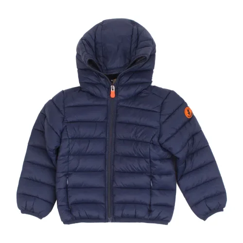 Save The Duck , Boys Winter Jacket - Blue and Green ,Blue male, Sizes: