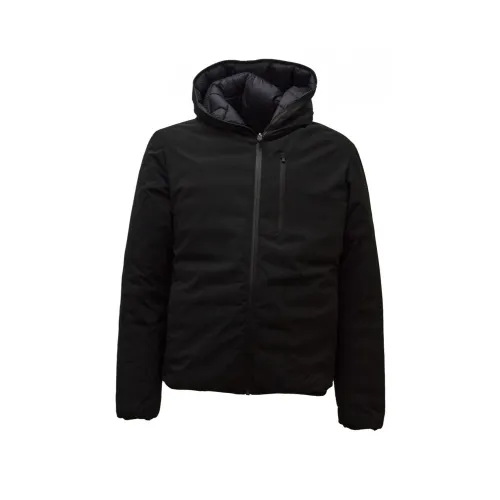 Save The Duck , Double Face Jacket ,Black male, Sizes: