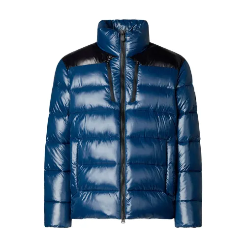 Save The Duck , Men`s Synthetic Down Jacket ,Blue male, Sizes: