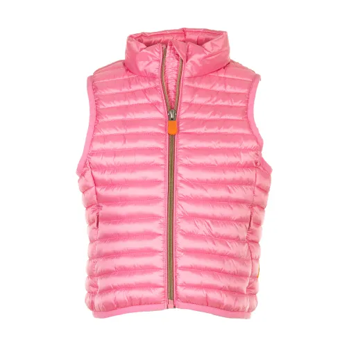 Save The Duck , Pink Ava Gilet Coats ,Pink female, Sizes: