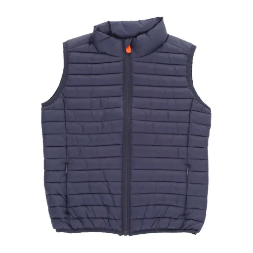 Save The Duck , Quilted Sporty Jacket for Kids ,Blue male, Sizes: