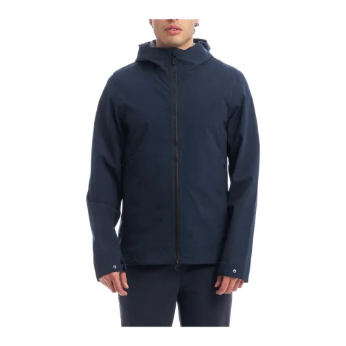 Save The Duck , Ultimate Wind Jacket for Men ,Blue male, Sizes: