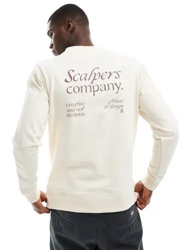 Scalpers serious sweater in off white