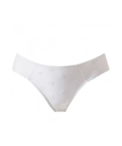 Scantilly by Curvy Kate Womens 44030 Louisa Bracq Chantilly Rio Brief - White