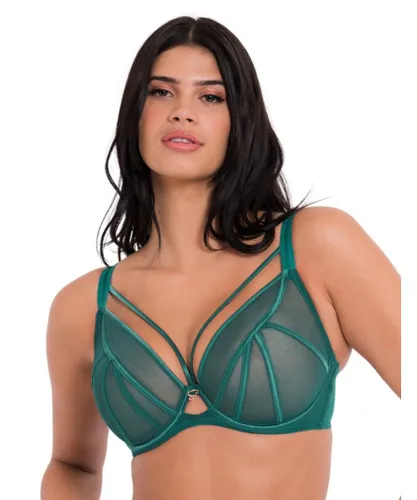 Scantilly by Curvy Kate Womens ST027101 Senses Plunge Bra - Green