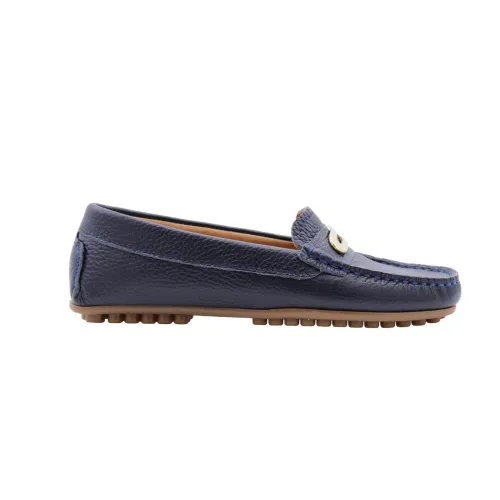 Scapa , Druten Mocassin Slip-On Shoes ,Blue female, Sizes: