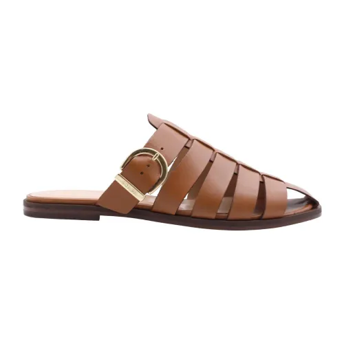 Scapa , Flat Sandals ,Brown female, Sizes: