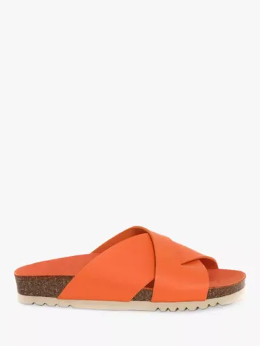 Scholl Vivian Footbed Sandals - Orange - Female