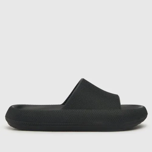 Schuh Hayes Slider Sandals In Black