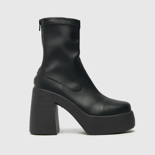 Schuh Ladies Black Abel Chunky Platform Boots