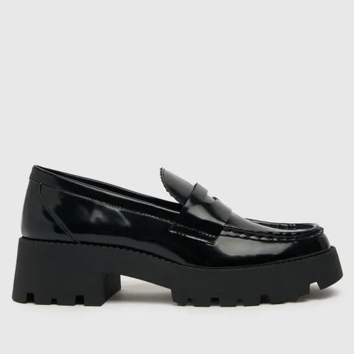 Schuh Levi Chunky Loafer Flat Shoes In Black