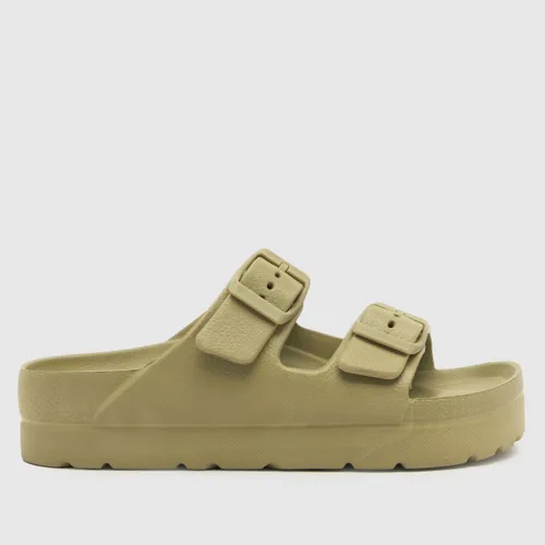 Schuh Light Green Toby Strap Girls Youth Sandals
