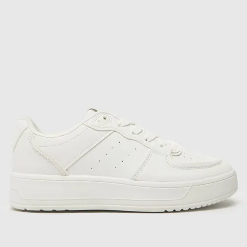 Schuh Melinda Lace Up Trainers In White