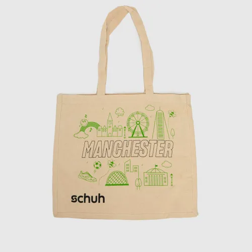 Schuh Natural Manchester Canvas Tote Bag, Size: One Size