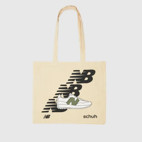 Schuh Natural New Balance Canvas Bag, Size: One Size