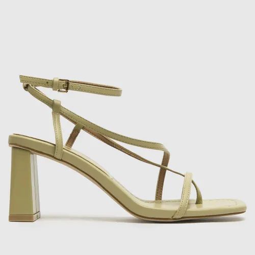 Schuh Storm Strappy Sandal High Heels In Green
