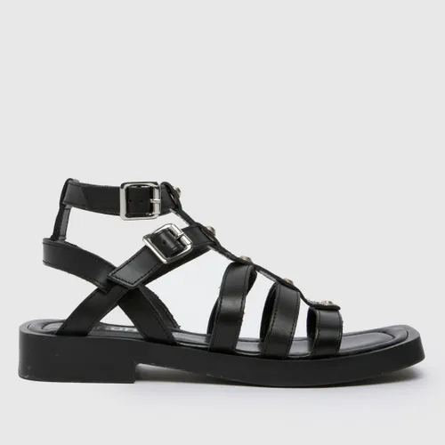 Schuh Tempeny Studded Sandals in Black