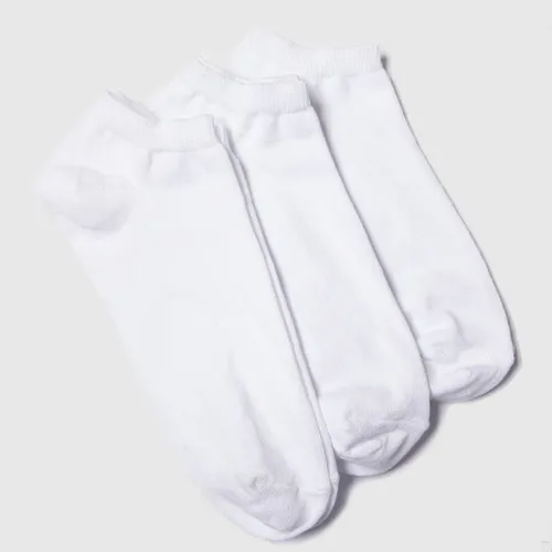 Schuh White Trainer Socks 3 Pack