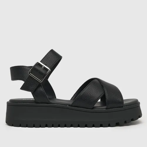 Schuh Wide Fit Tera Sandals in Black