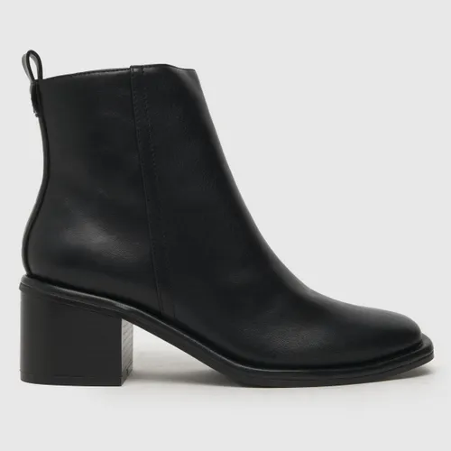 Schuh Women's Black Bryony Block Heel Boots
