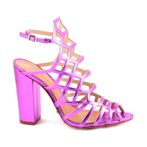 Schutz , Cage sandal ,Pink female, Sizes: