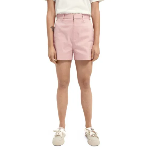 Scotch & Soda , Abbott Chino Shorts - Pink ,Pink female, Sizes: