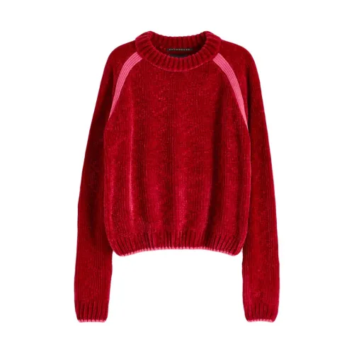 Scotch & Soda , Cozy and Stylish Ciniglia Sweater ,Red female, Sizes:
