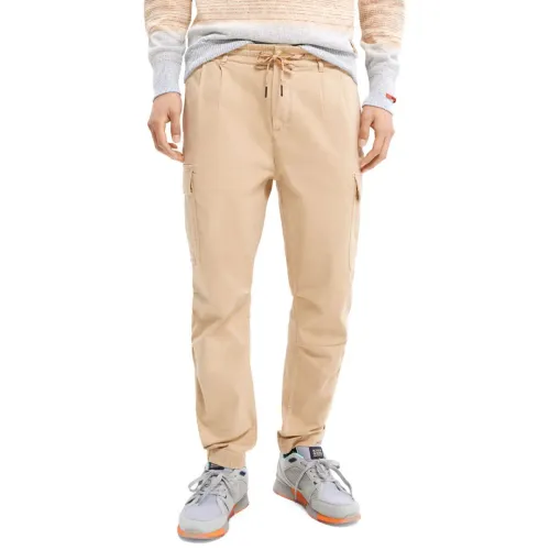 Scotch & Soda , Fave Jogger Cargo Trousers ,Beige male, Sizes: