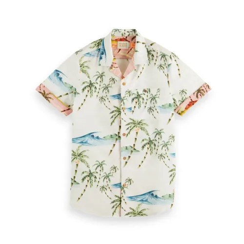 Scotch & Soda , Hawaiian Shirt ,Multicolor male, Sizes: